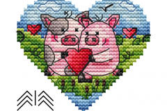 Cute piggies final pattern with logo