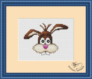 Easter Bunny cross stitch pattern