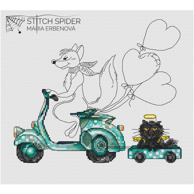 Doing creative process - Completed scooter