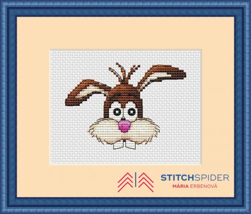 Cross stitch pattern Easter bunny