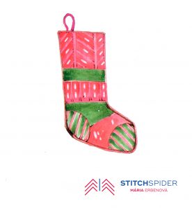 christmas stocking illustration