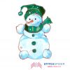 smilling snowman_ illustration