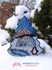 embroidery_christmas_tree_with_igloo_and_pinguin