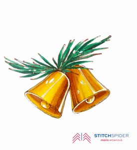 Christmas Bells - original illustration by Ilya Petruk