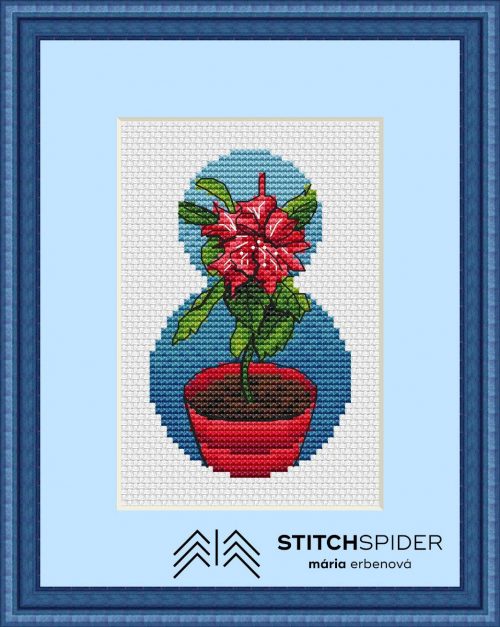 Hibiscus - pattern in frame