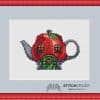 Apple house teapot in frame