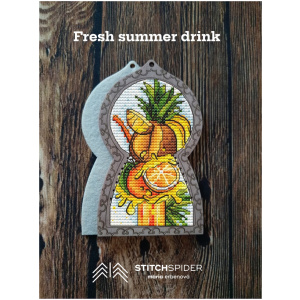 French summer drink on the wood