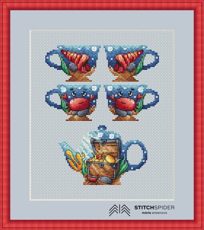 Sea treasure in frame