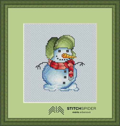 Snowman Boris in frame