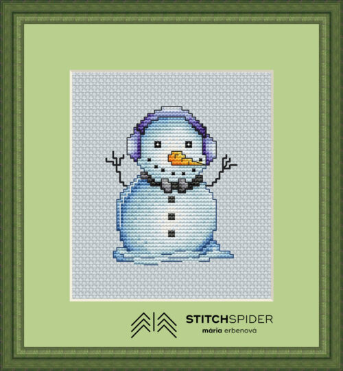 Snowman Milan in frame