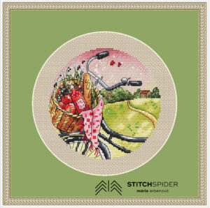 On a walk in frame round