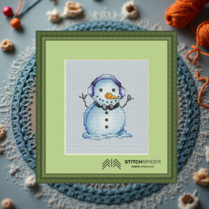 Snowman Milan background