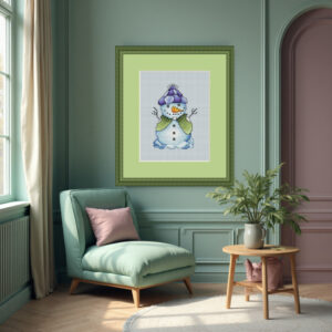 Snowman Zdeno on wall