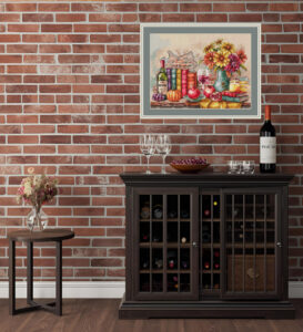 Spicy autumn on wall