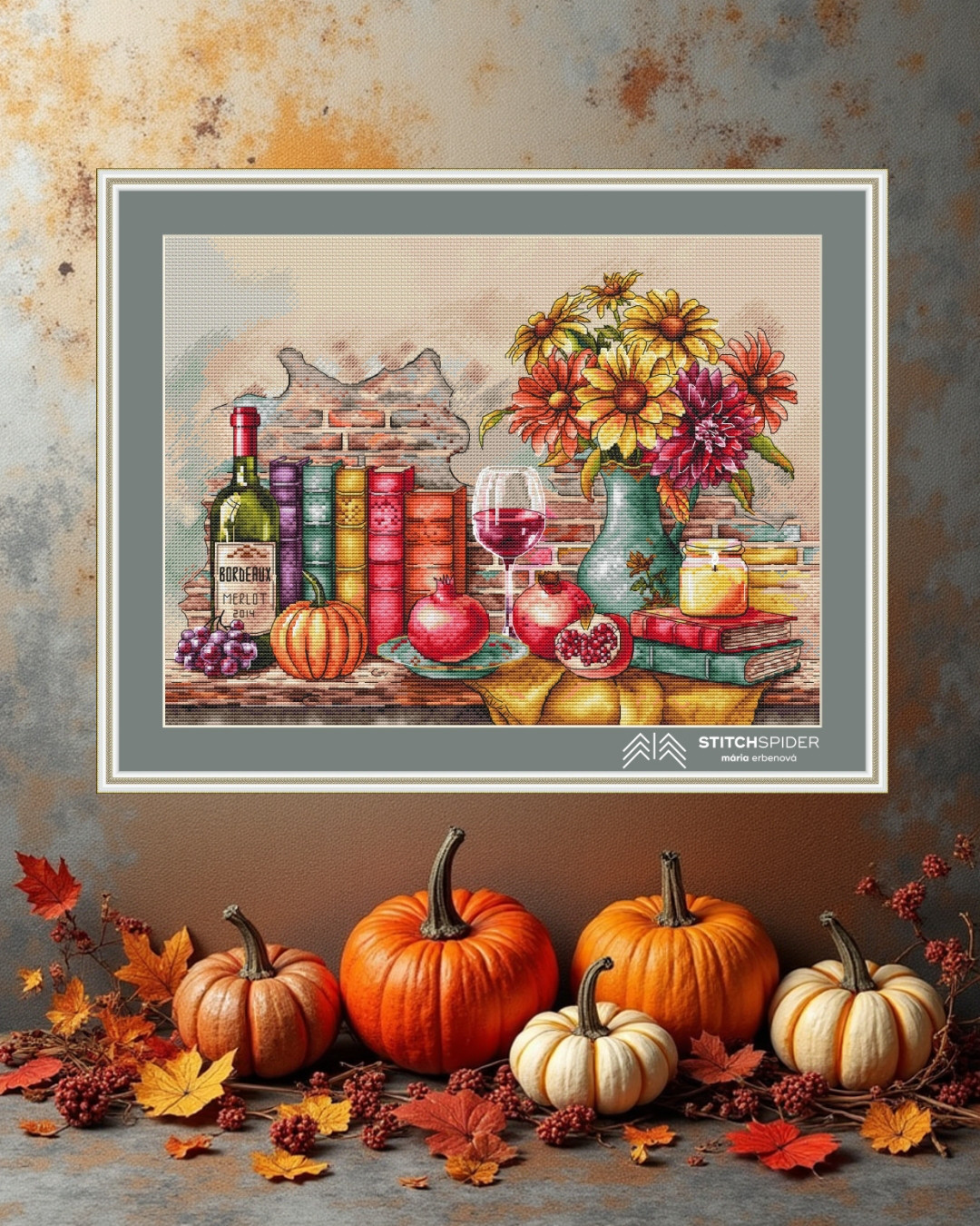 Spicy autumn background