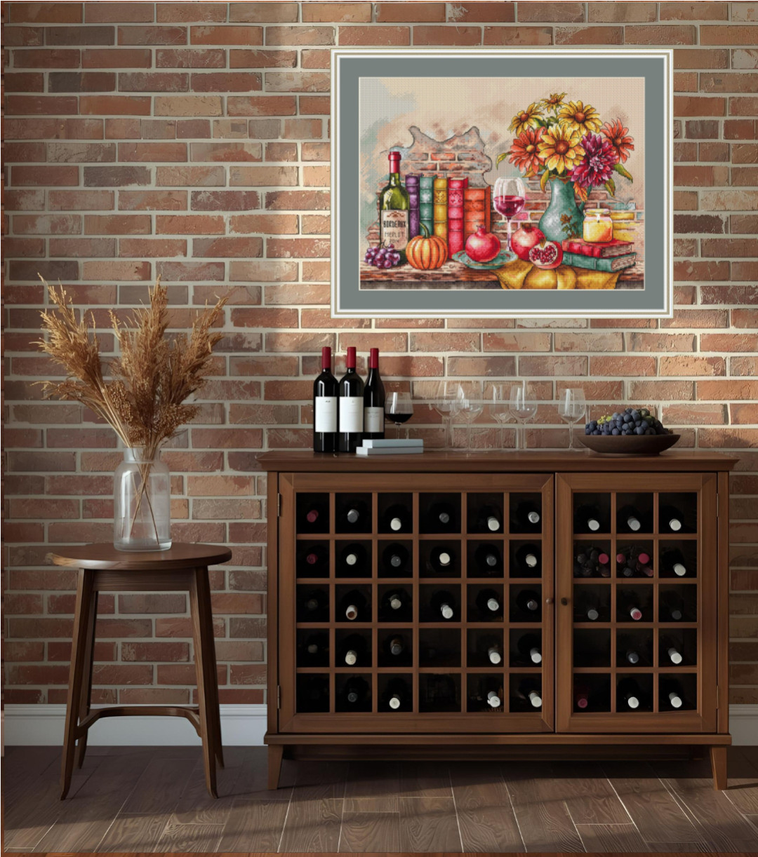 Spicy autumn on wall